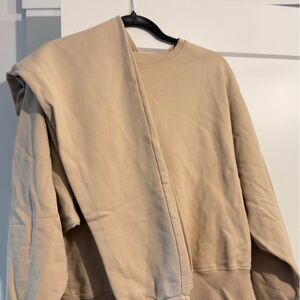 Brunette The Label Tan Sweat Suit